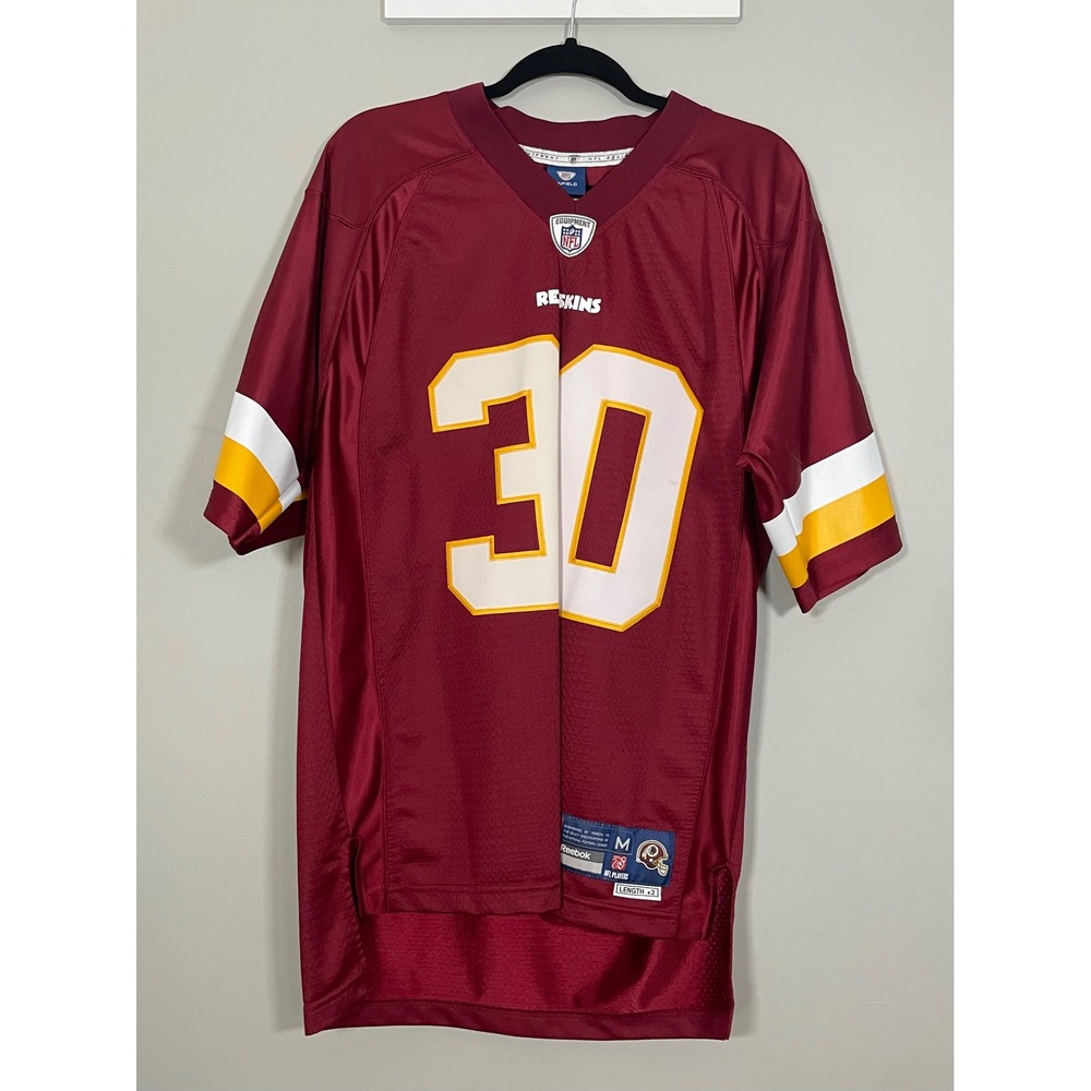 Reebok Football Jersey Mens Medium Burgundy Excellent Landry 30 Redskins NFL